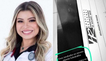 Médica ri ao entubar pacientes com Covid-19